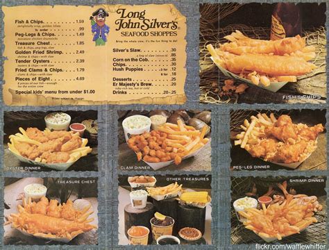 Variety Platter - Grilled Shrimp and Salmon. . Long john silver menu